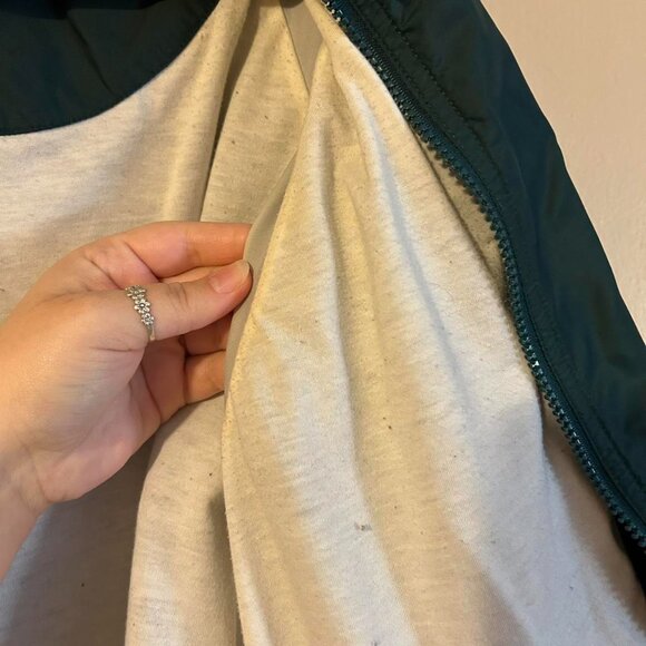 Retro Green Black Nike Windbreaker Jacket Workout Gear - Picture 7 of 8